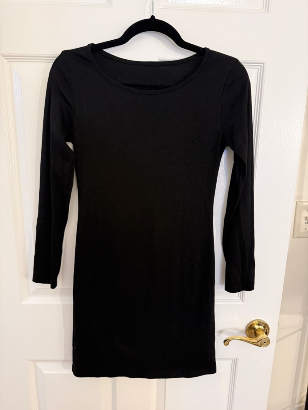 Amazon Black Long Sleeve Slim Fit Women’s Dress